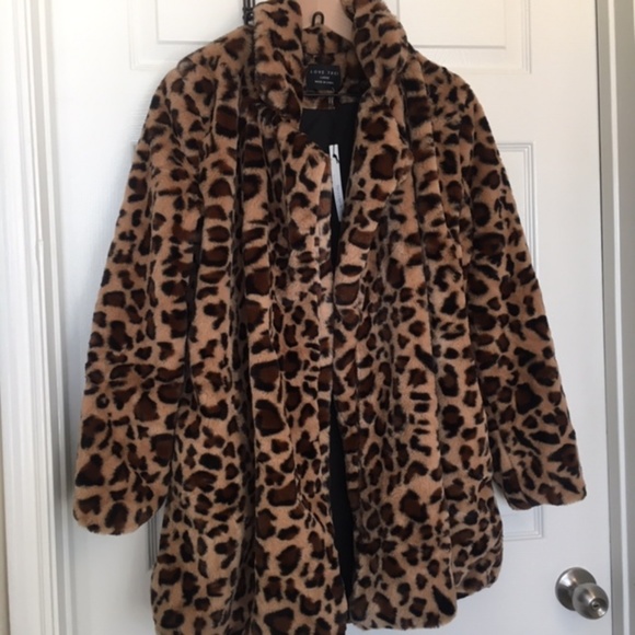 Love Tree Jackets & Blazers - SPRING SALE 🛍 Faux Fur Leopard Print Coat